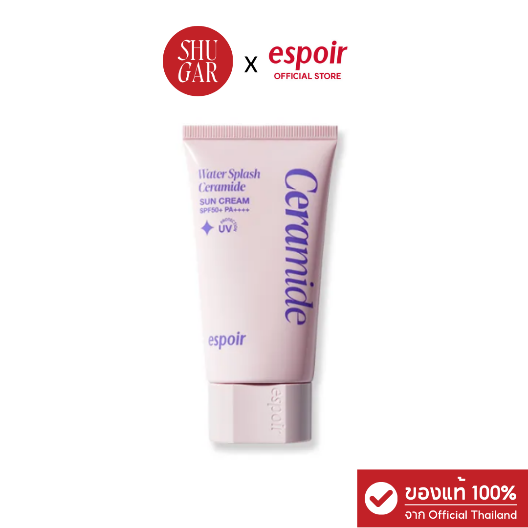ESPOIR WATER SPLASH SUN CREAM CERAMIDE SPF50+ PA++++ 60ml เอสปัวร์ ครีมกันแดด เซราไมด์